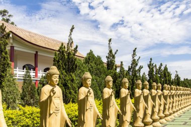 Buddhist Temple, Foz do Iguacu, Brazil. clipart