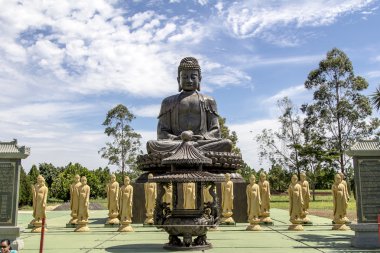 Buddhist Temple, Foz do Iguacu, Brazil. clipart