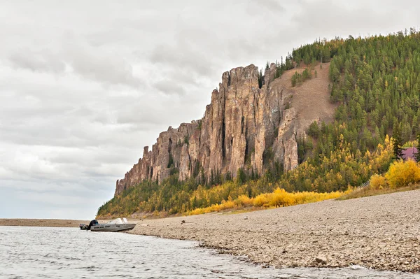 La Russie. Yakutia. Piliers Lena . — Photo