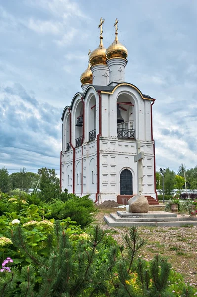 Glockenturm. Pereslawl Salesski. St.-Nikolaus-Konvent. — Stockfoto