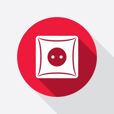 Elektrik fişi işareti. Güç enerji sembolü.