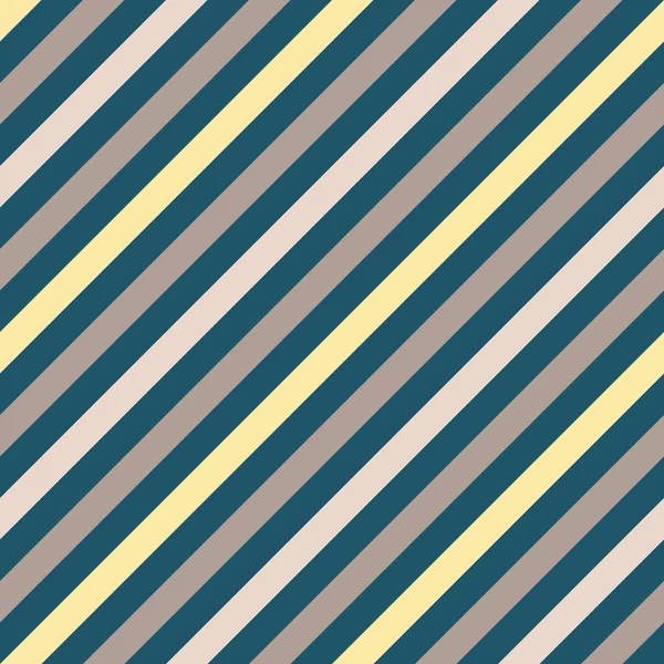 Seamless geometric pattern. Stripy texture for neck tie. Background of diagonal strips. Contrast and soft cold gray, blue, yellow colors. Vector — Διανυσματικό Αρχείο