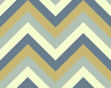Seamless geometric strip pattern. Stripy texture. Zig-zag line background. Diagonal strips. Light, soft, olive, gray, yellow colors. Silver colored. Winter theme. Vector