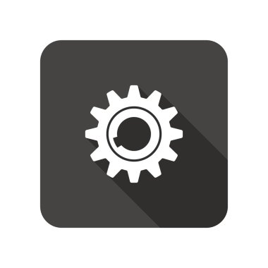 Dişli simgesini. Karikatür sembolü.