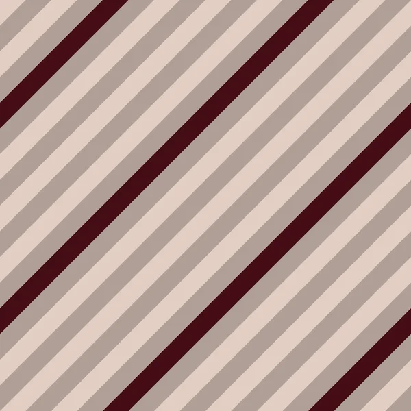 Seamless geometric pattern. Stripy texture for neck tie. Diagonal contrast strips on background. Brown gray vinous beige colors. Vector — Διανυσματικό Αρχείο