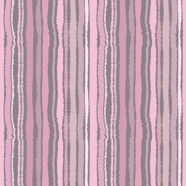 Seamless strip pattern. Vertical lines with torn paper effect. Shred edge background. Pastel colors. Vector illustration — ストックベクタ