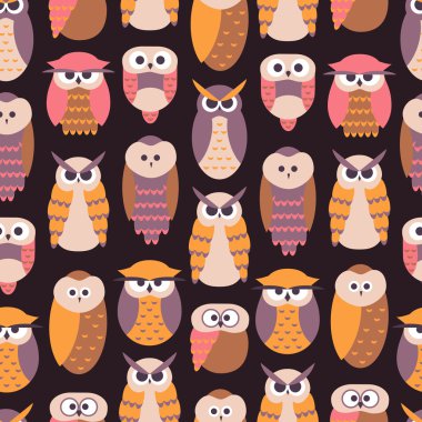 Baykuşlarla kusursuz desen