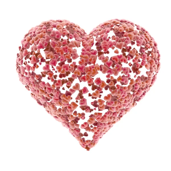 Love hearts background — Stock Photo, Image