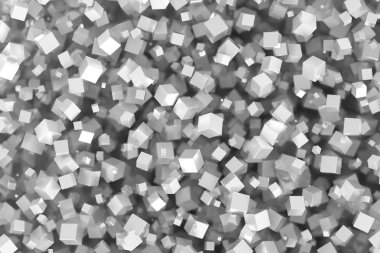 Gri küpleri üç boyutlu arka plan