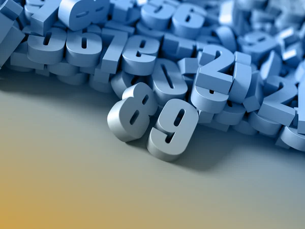 Infinite random numbers — Stock Photo, Image