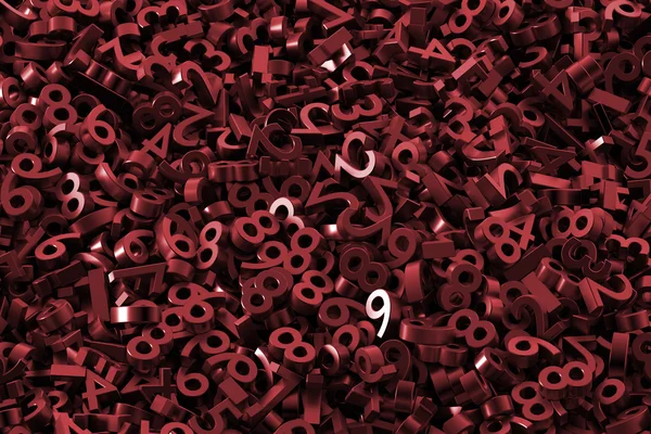 Infinite random numbers — Stock Photo, Image