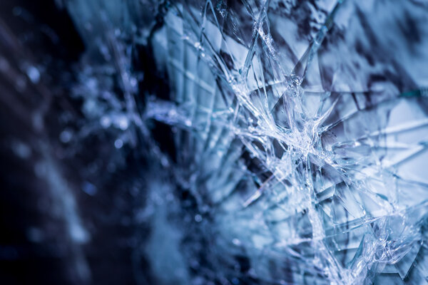 Broken glass texture