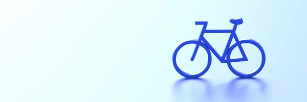 Bicicleta 3d renderização — Fotografia de Stock