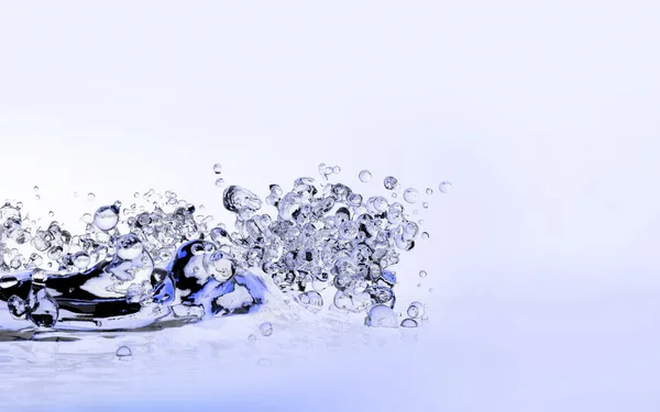 Vatten stänk digital återgivning — Stockfoto