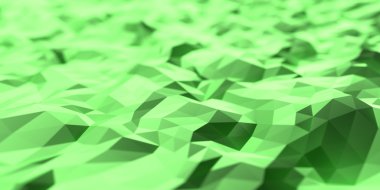 Poligonal yeşil arka plan
