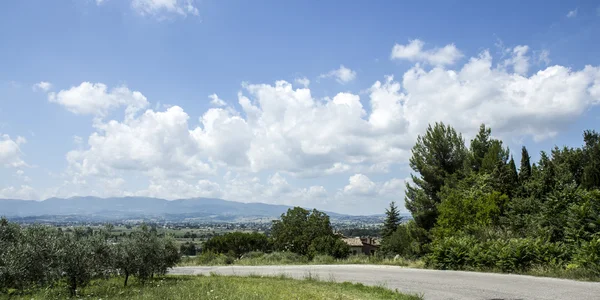 Toscana paisaje rural típico — Foto de Stock