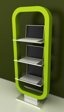 Boş perakende ekran