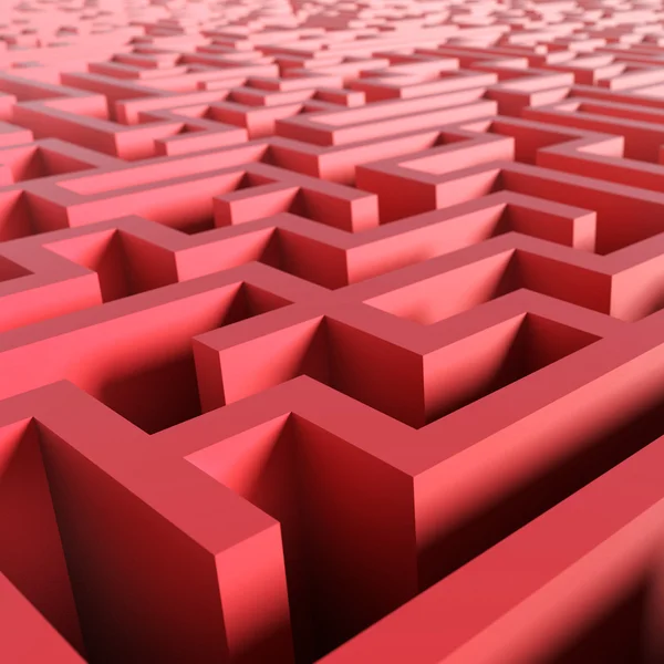 Conceitos de fundo de labirinto, risco e solução ilustração — Fotografia de Stock