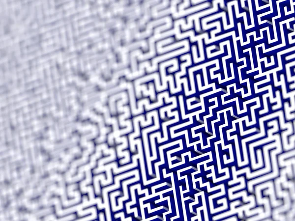 Labyrint bakgrund, risk och lösning illustration begrepp — Stockfoto