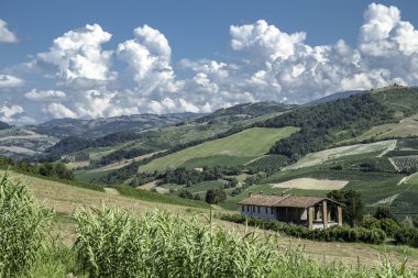 Klasik Tuscany manzara, İtalya