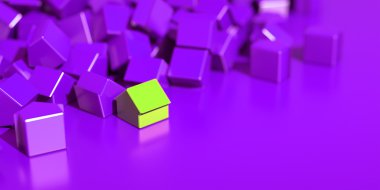 Ev ve enerji verimliliği illüstrasyon kavramlar