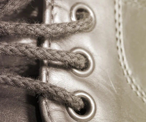Кожаный фон обуви — стоковое фото