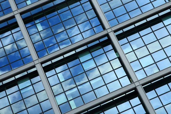 Blue glass facade — Stock Photo, Image