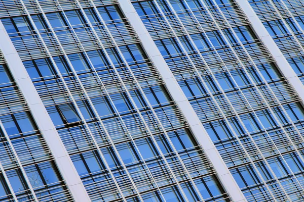 Fachada de vidrio azul — Foto de Stock