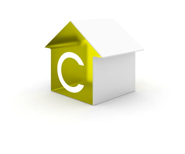 Huis- en energie-efficiëntie illustratie concepten — Stockfoto