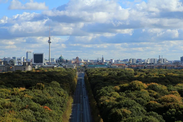 Panorámás kilátás Berlinre — Stock Fotó