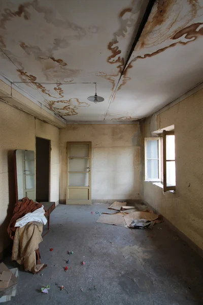 Ruined and empty home interiors