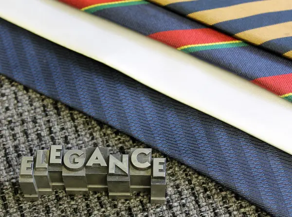 Krawat jedwabny z bliska tło — Zdjęcie stockowe