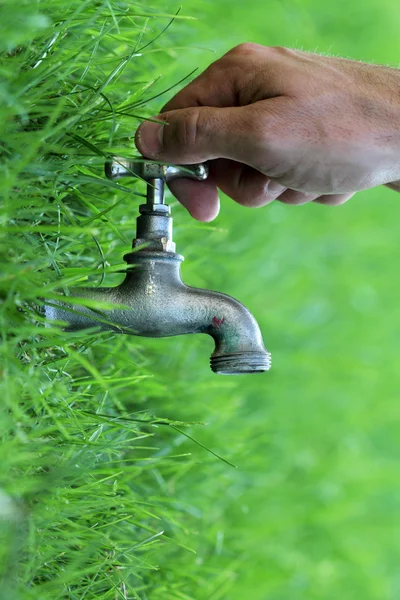 Spara vatten och natur begrepp — Stockfoto