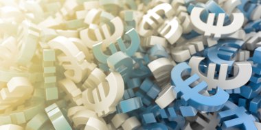 Euro para birimi simgeleri arka plan