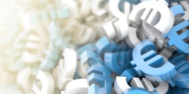 Euro para birimi simgeleri arka plan