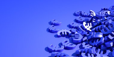 Euro para birimi simgeleri arka plan