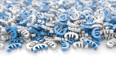 Euro para birimi simgeleri arka plan