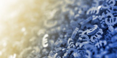 Euro para birimi simgeleri arka plan