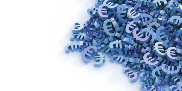 Euro currency symbols background — Stock Photo, Image