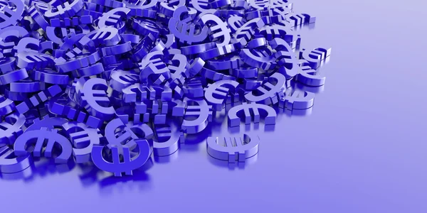 Euro currency symbols background — Stock Photo, Image