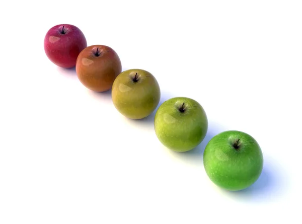 苹果的背景说明，健康概念 — 图库照片