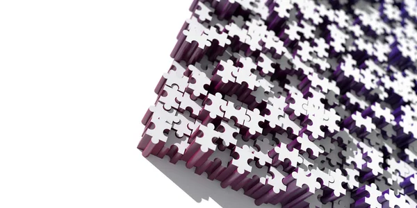 Jigsaw conceptuele achtergrond — Stockfoto