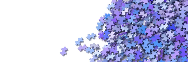 Puzzle konzeptioneller Hintergrund — Stockfoto