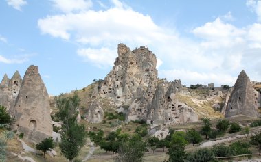 Cappadocia tipik peyzaj, Türkiye