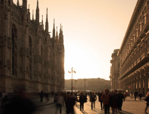 Католицький собор Дуомо в Мілані, Італія — стокове фото