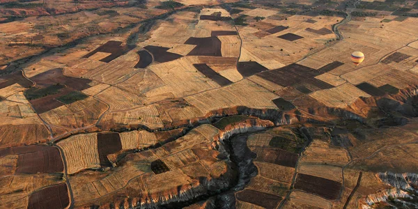 Mongolfiera in Anatolia, Turchia — Foto Stock