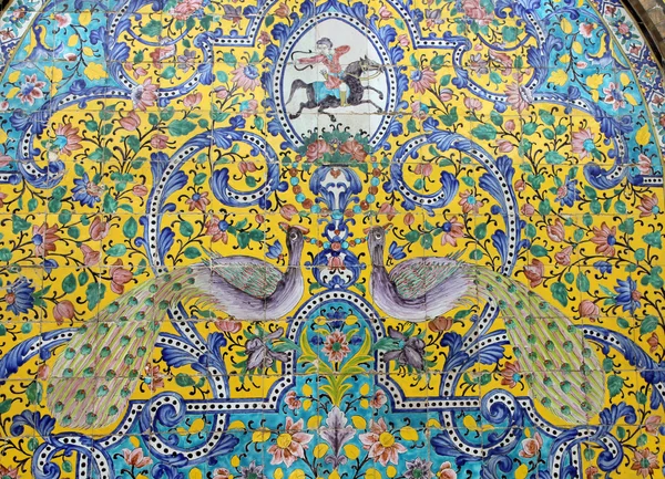 Original Iraniano mosaico azulejos decoração — Fotografia de Stock