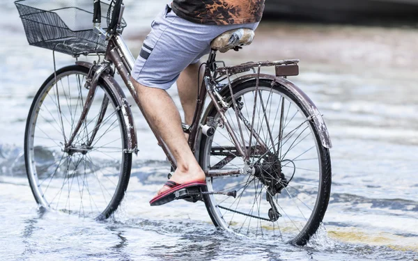 Inundación en la ciudad — Foto de Stock