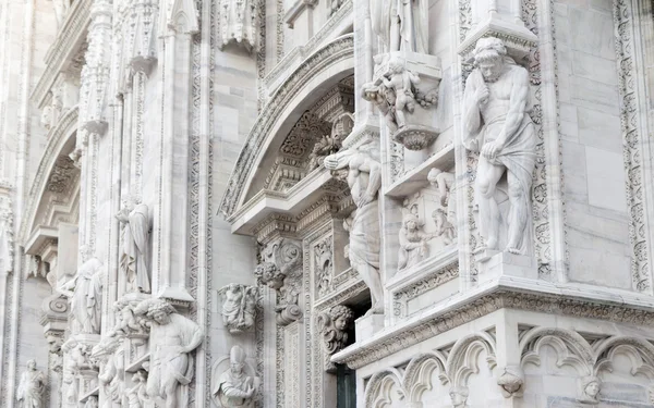 Καθολικός καθεδρικός ναός Duomo του Μιλάνου, Ιταλία — Φωτογραφία Αρχείου