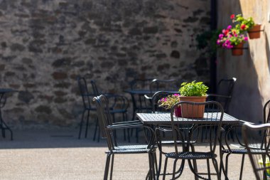 Orta İtalya 'da klasik ortaçağ kasabası